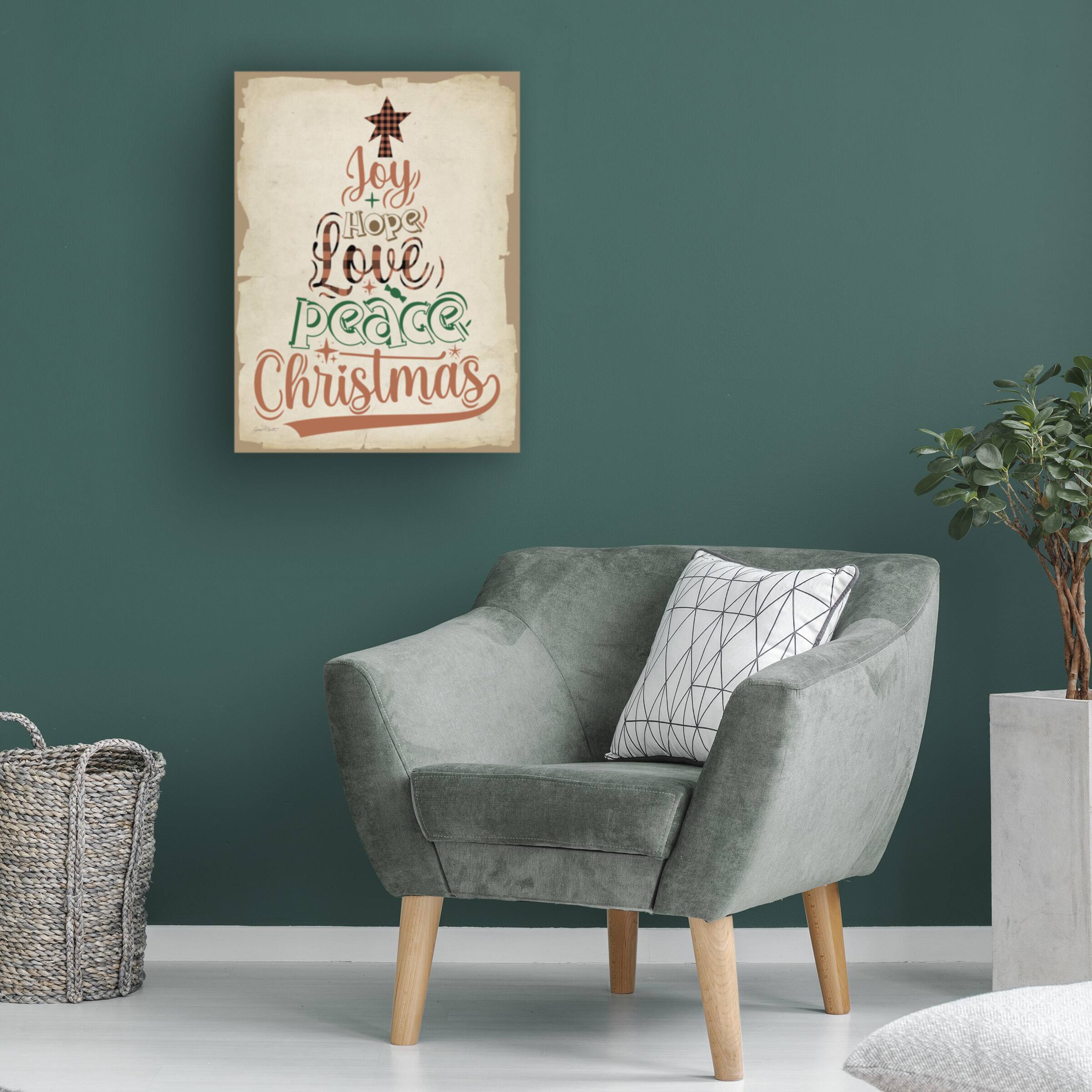 Joy + Hope  
Love, Peace  
Christmas