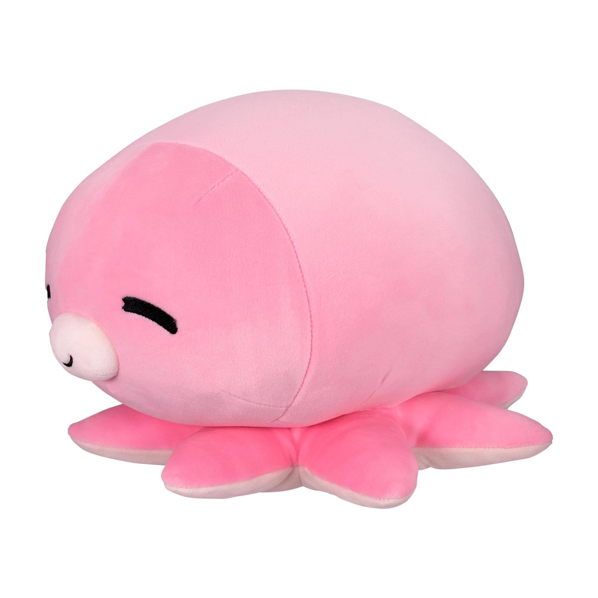 Alt View 1. Toynk - MochiOshis 12-Inch Character Plush Toy Animal Pink Octopus | Izumi Inkyoshi - Pink.