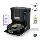 Shark - PowerDetect ThermaCharged Robot Vacuum & Mop with Heated Mop Cleaning NeverTouch Pro Base - Black