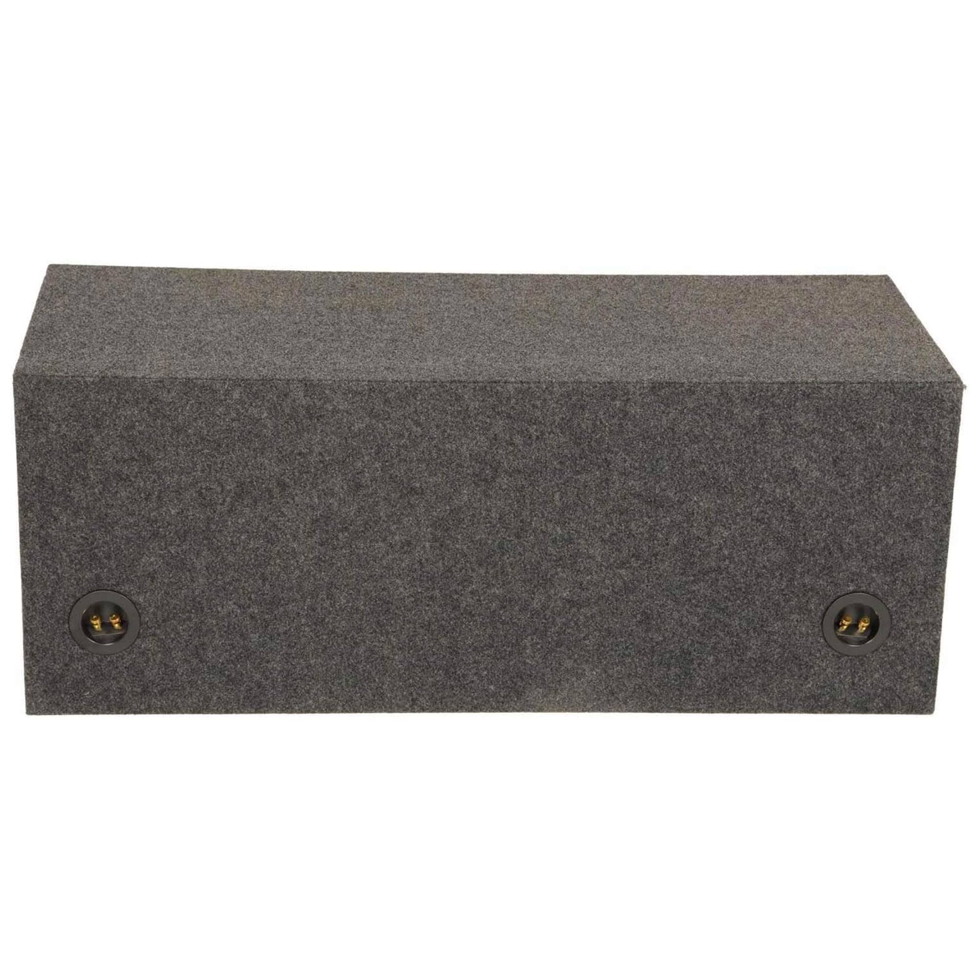 Alt View 10. QPower - Square Solobaric Dual 12" Ported L3 L5 L7 Subwoofer Box Speaker Enclosure.