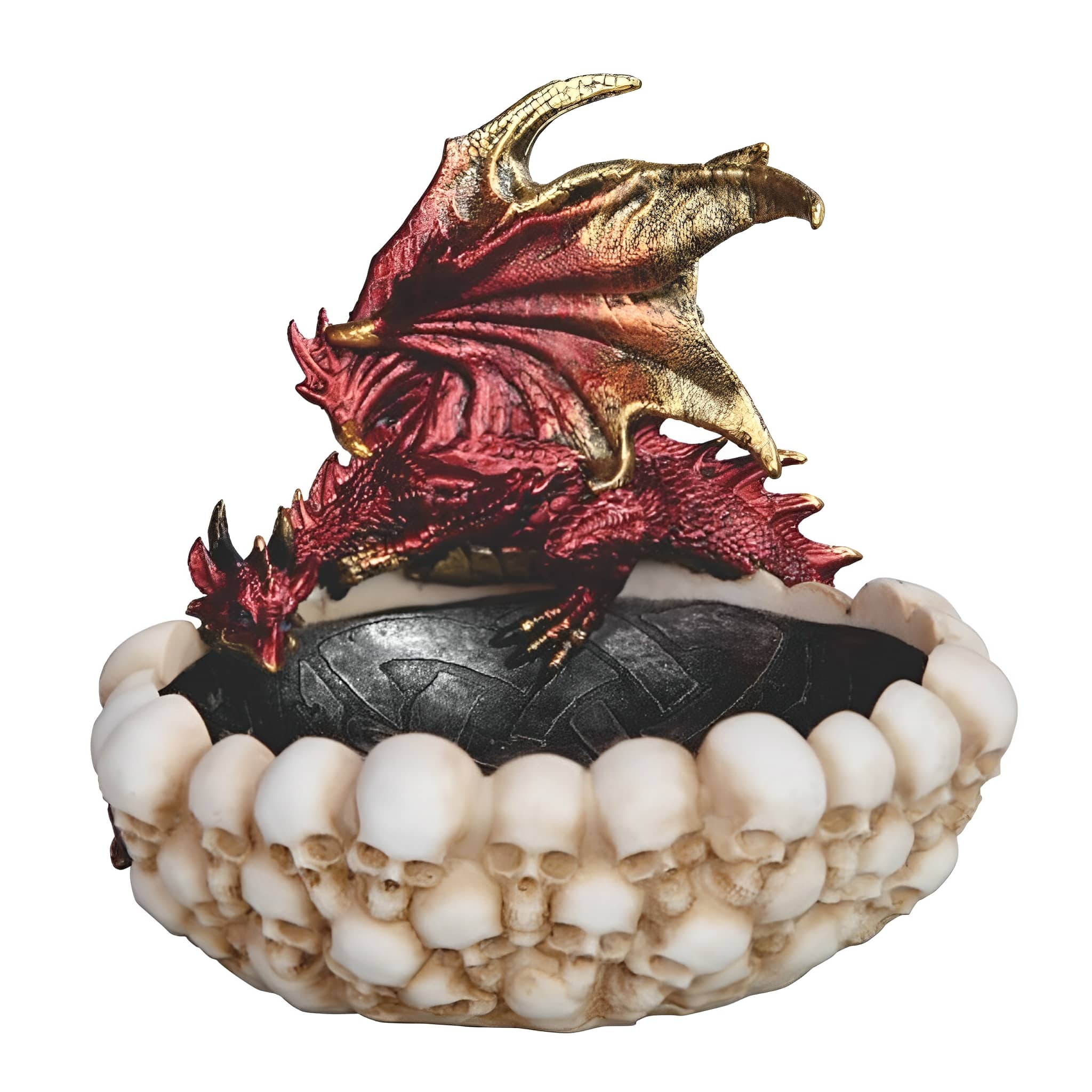 FC Design - 7"W Dragon Tray Computer Desk Tabletop Decoration - Multi-Color