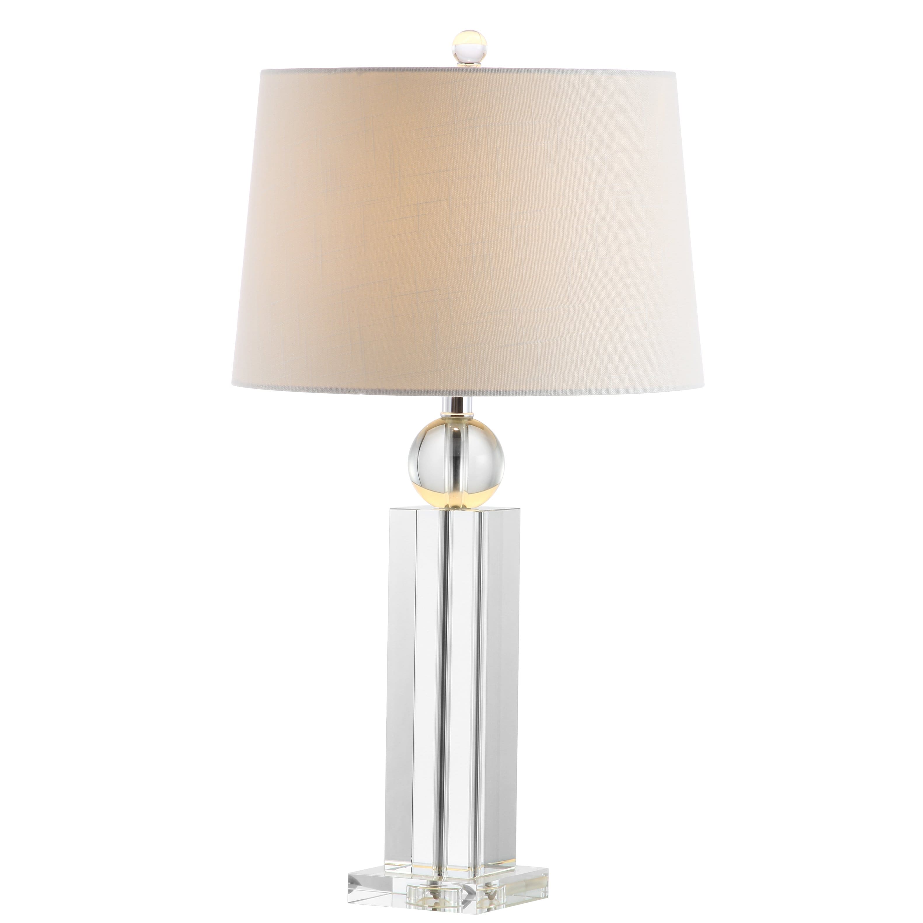 Jonathan Y - Charlotte 28.5" Crystal LED Table Lamp - Clear