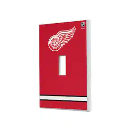 Keyscaper - Detroit Red Wings Single Toggle Lightswitch Plate - Multicolor