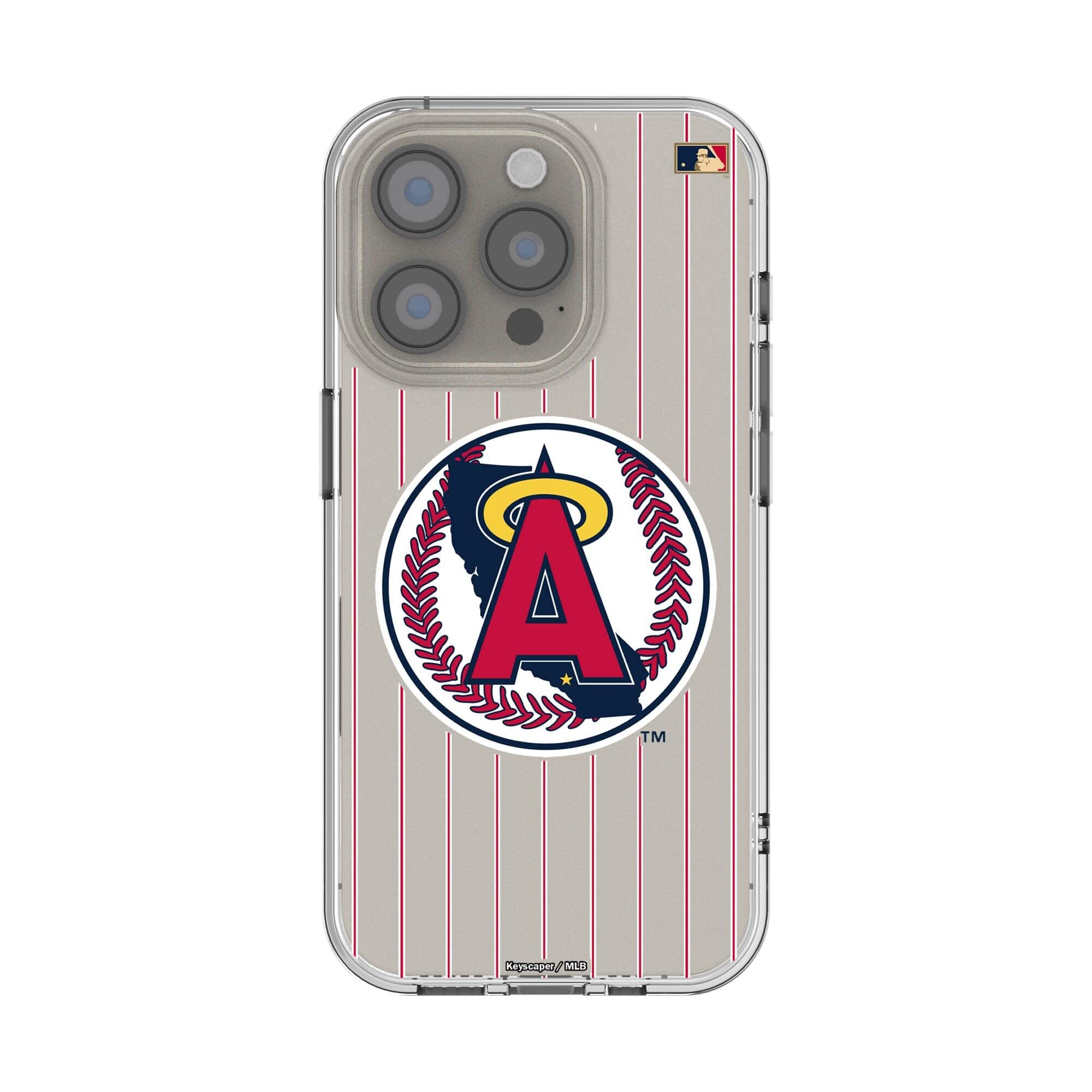 Keyscaper - MLB - Los Angeles Angels 1986-1992 Cooperstown Pinstripe iPhone Clear Case - 12/12 Pro - Multicolor price history on PriceWatchPro