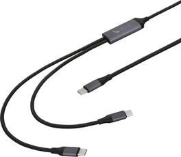 Helix - 4.5' 100W Dual USB-C Power Delivery Cable - Black