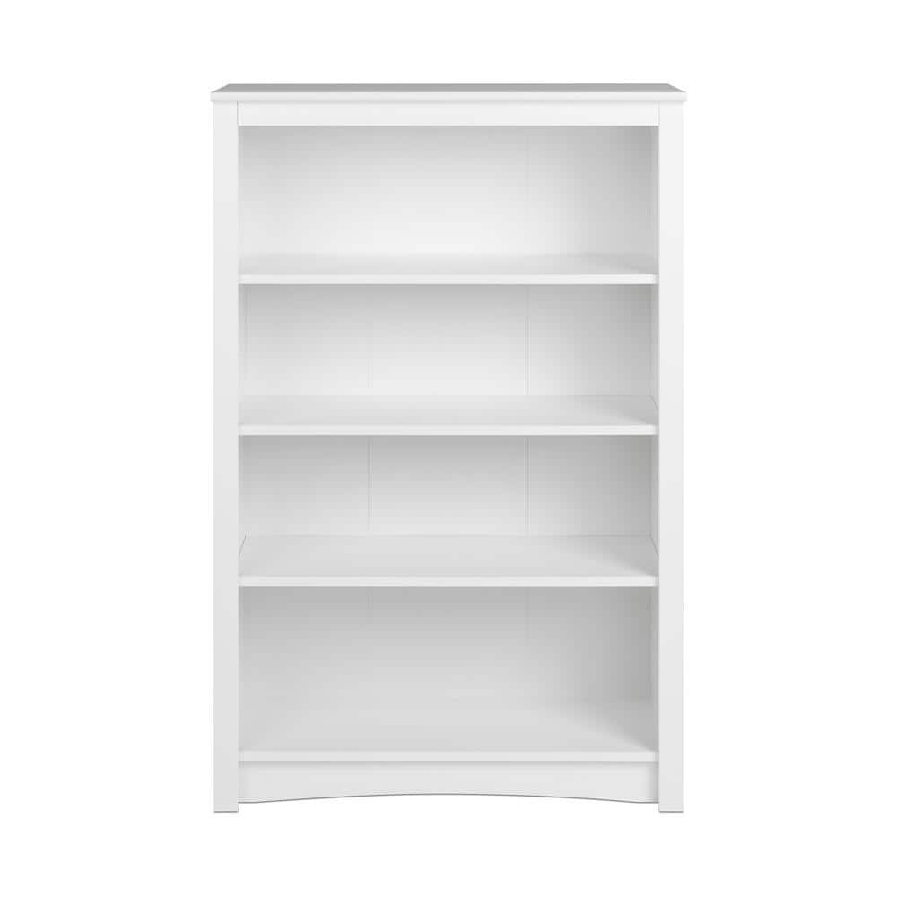 Prepac - 4-shelf Bookcase - White