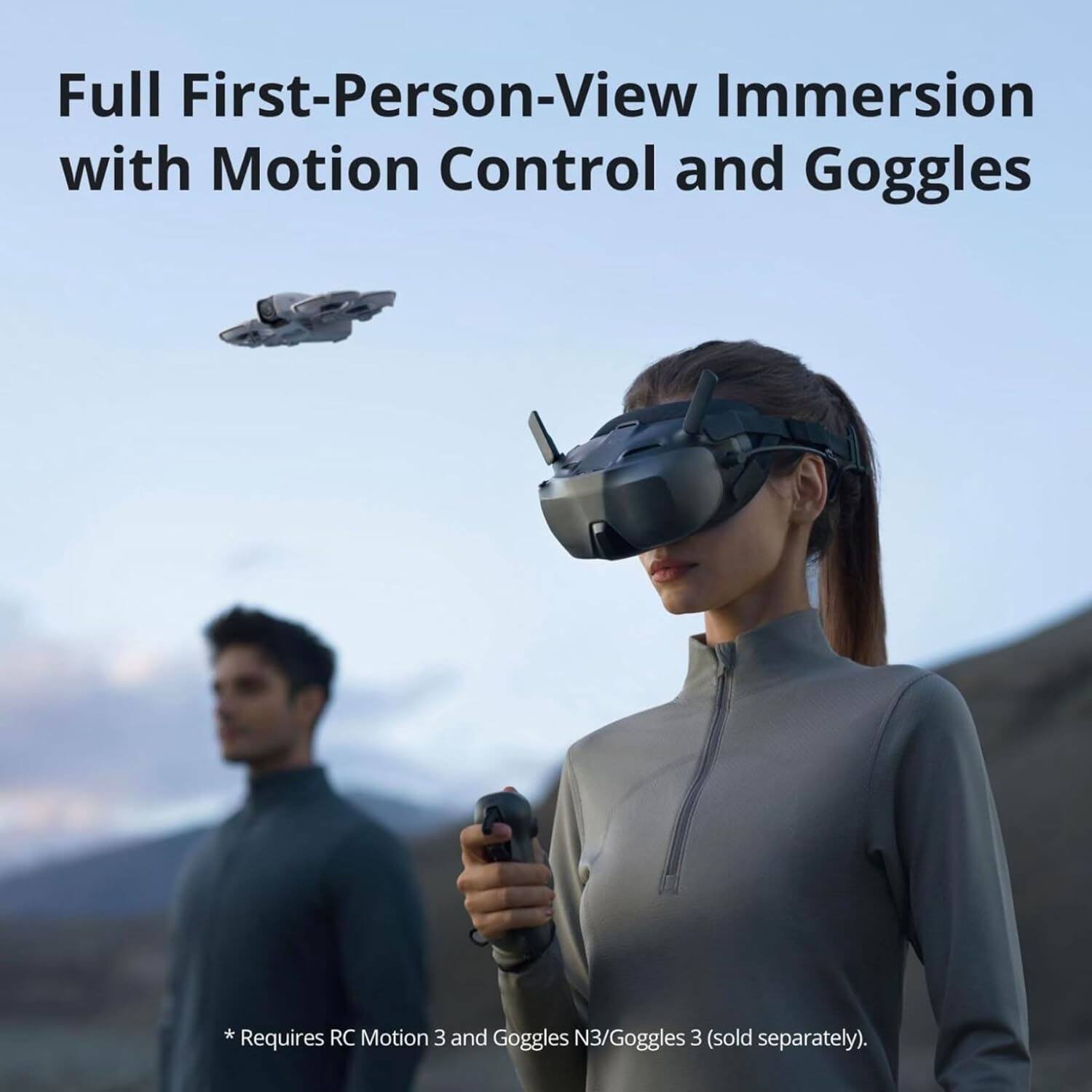 Full First-Person-View Immersion with Motion Control and Goggles  
*Requires RC Motion 3 and Goggles N3/Goggles 3 (sold separately).