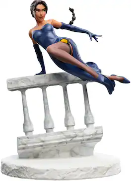 Weta Workshop - Polystone - Tomb Raider - Lara Croft: A Deal at the Opera Minature Statue - COLLECTIBLES - Multicolor