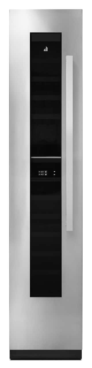 JennAir - Noir Left Swing 18" Wine Column Panel - Stainless Steel