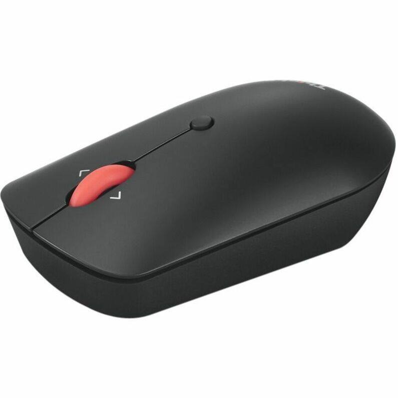 Alt View 3. Lenovo - Lenovo ThinkPad USB-C Wireless Compact Mouse - Optical - Wireless - 2.40 GHz - Black - USB Type C - 2400 dpi - Scroll Wh - Black.