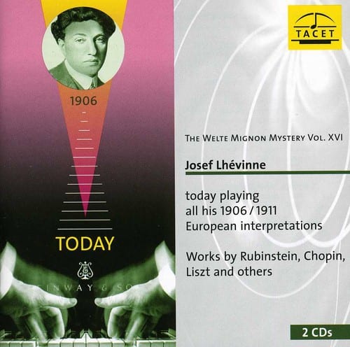 Josef Lhevinne - Welte-Mignon Mystery 16: Josef Lhevinne   - COMPACT DISCS [CD] price history on PriceWatchPro