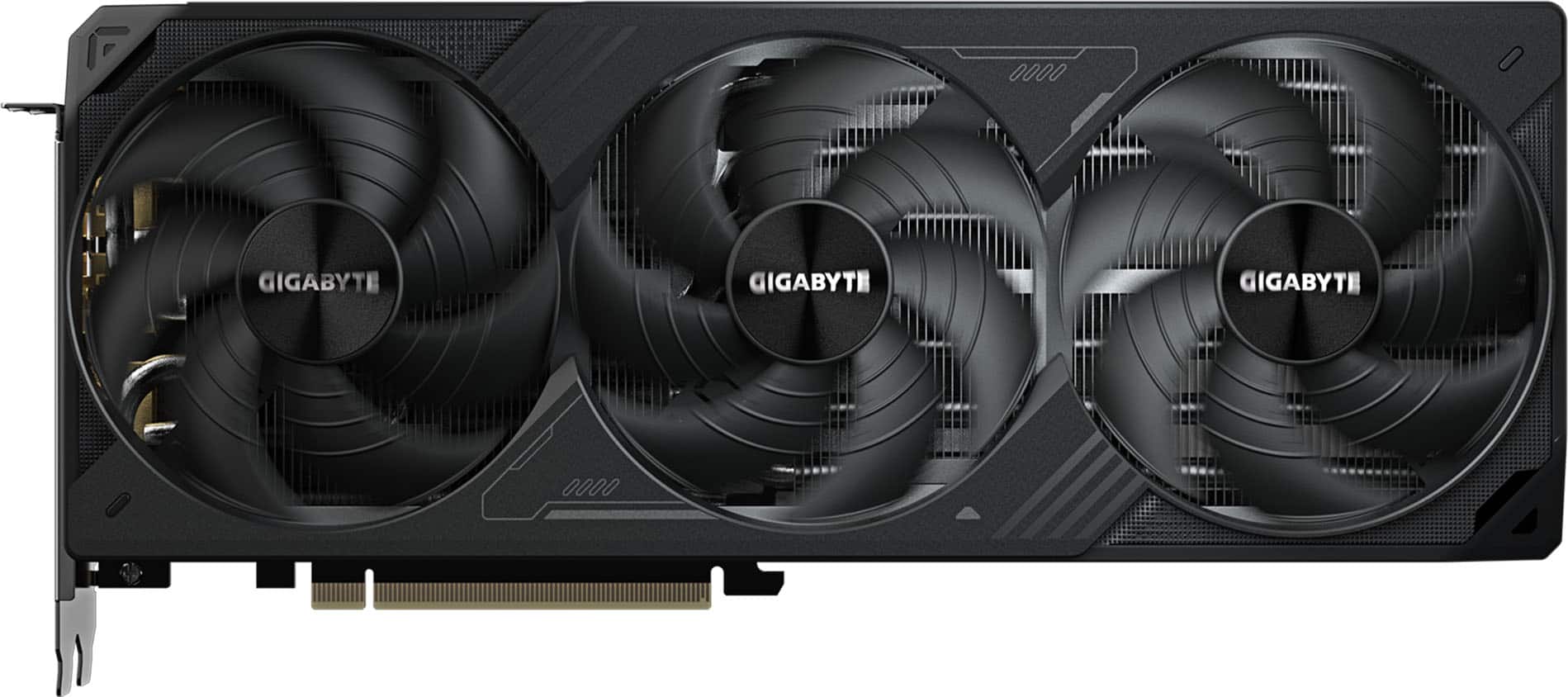 GIGABYTE - NVIDIA GeForce RTX 5070 Ti WINDFORCE SFF 16G GDDR7 PCI Express 5.0 Graphics Card - Black - Front_Zoom