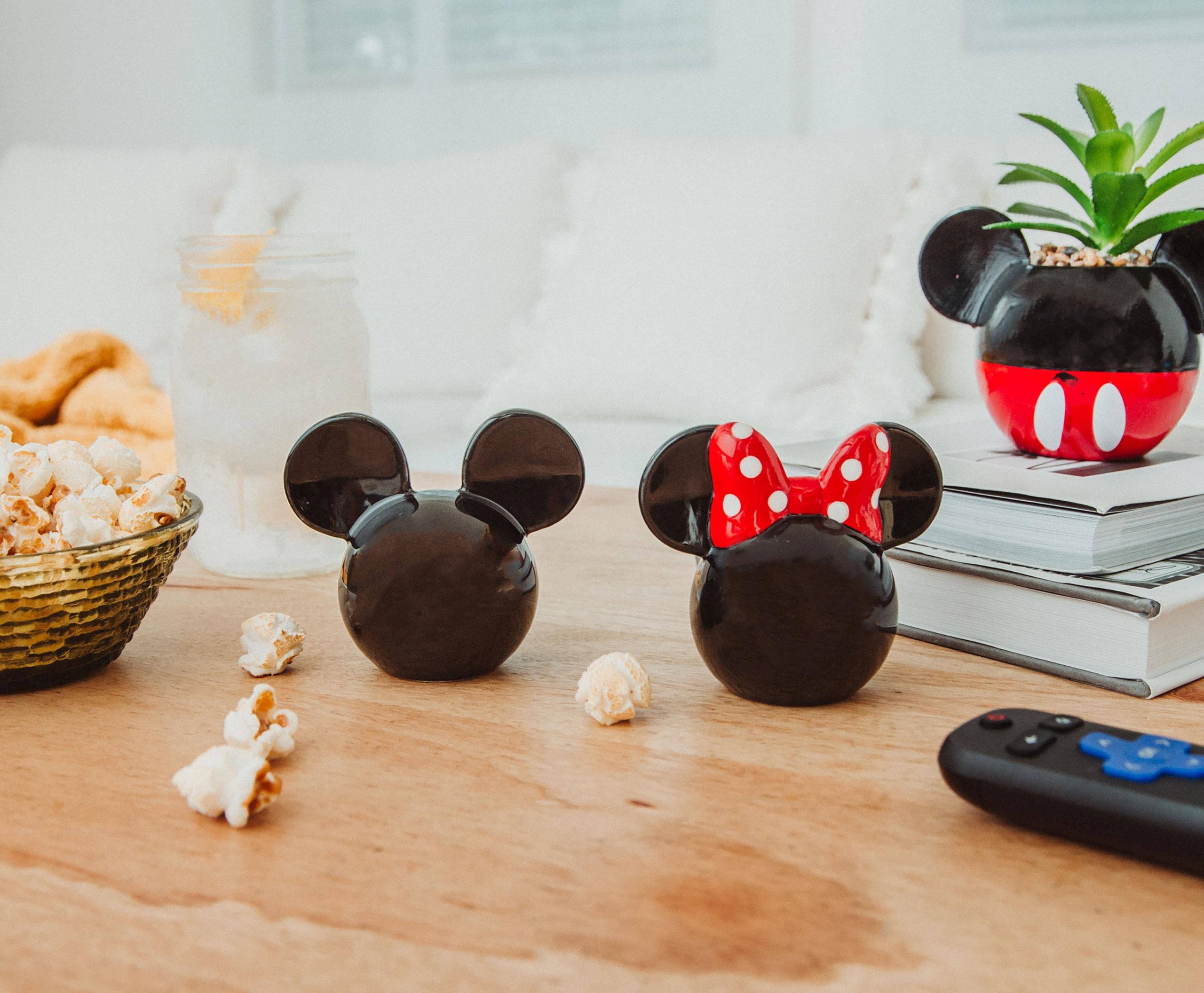 Alt View 10. Silver Buffalo - Disney Mickey and Minnie Mouse Ceramic Salt and Pepper Shakers | Set of 2 - Black.