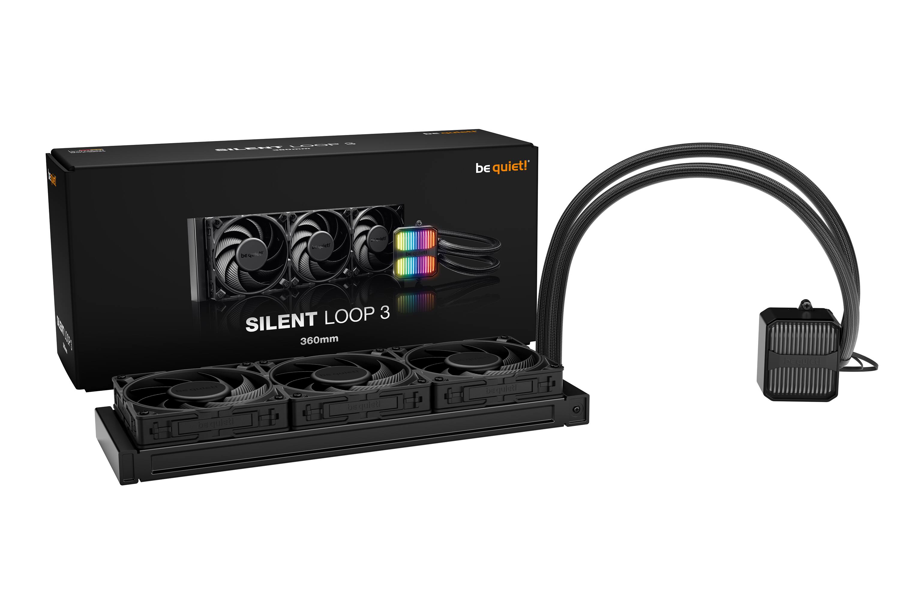 be quiet! Silent Loop 3 360mm Liquid CPU Cooler Black BW025 - Best Buy