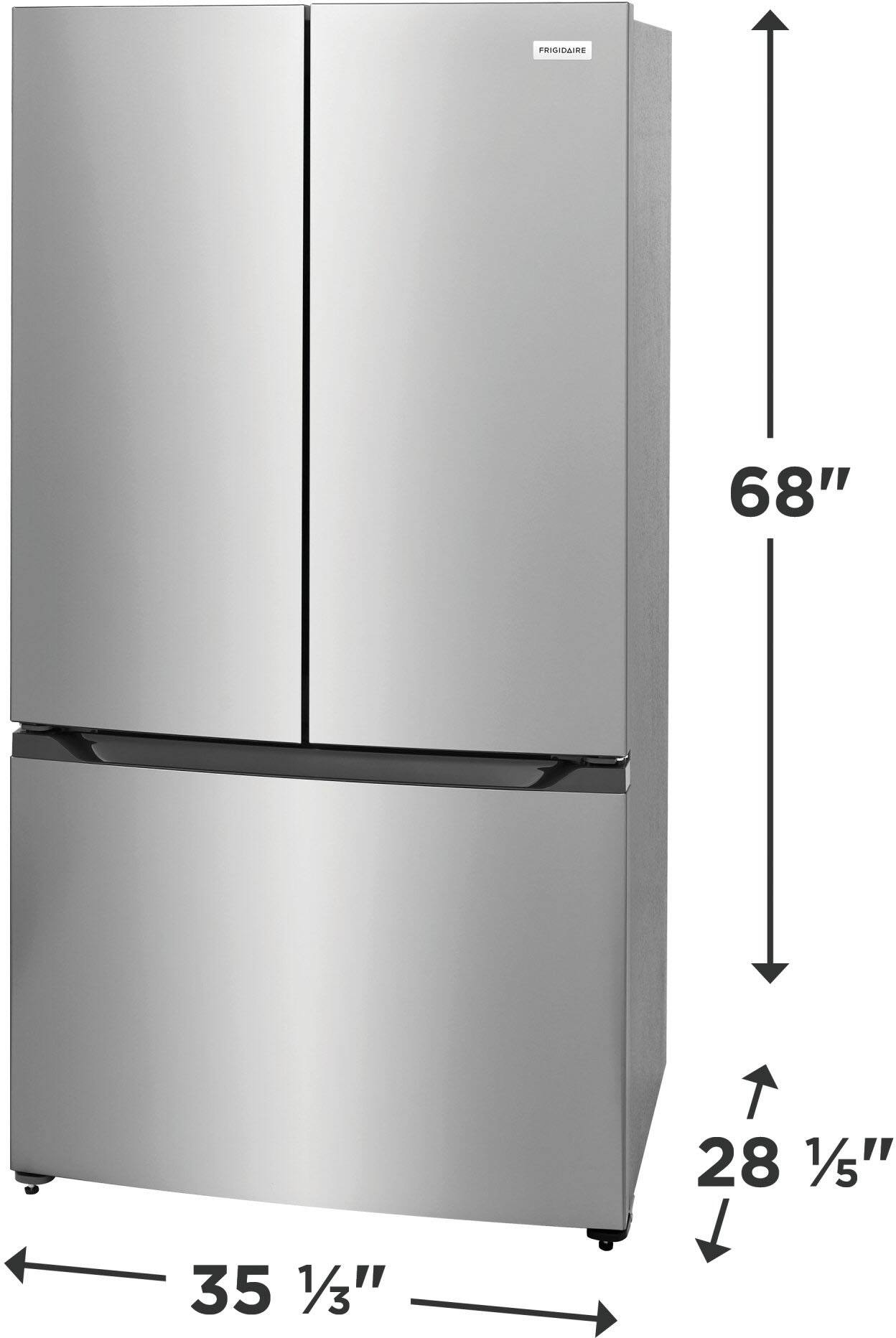 FRIGIDAIRE  
68"  
35 1/3"  
28 1/5"