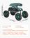 Item Model Number: TC4501B
Color: Green + Black
Wheels: 10 inches
Load Capacity: 300lb / 136kg
Product Weight: 11.6 kg / 25.57 lbs
Product Dimensions: 800x450x460/540mm 31.50x17.7x18.11 inches 21.26 inches
Accessories: 1x Instruction Manual 1x Large Frame 1x Seat Cushion 1 x Plastic Tray 4 x Wheels 2 x Axles 4 x Bushings 2 x Iron Plates (Type 1) 1 x Iron Plate (Type 2) 4 x Flat Head Screws 4 x Screws 4 x Nuts 4 x Washers