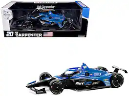 Greenlight - Dallara IndyCar #20 Ed Carpenter "Guy Care" Ed Carpenter Racing "NTT IndyCar Series" (2024) 1/18 - Blue,Black