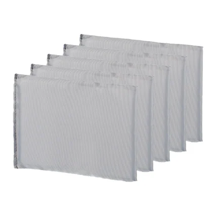 Front. Unique Bargains - Camera Bag Divider, 5pcs 6.69"x5.12"x0.39" Shockproof Insert for Nikon DSLR - Gray.