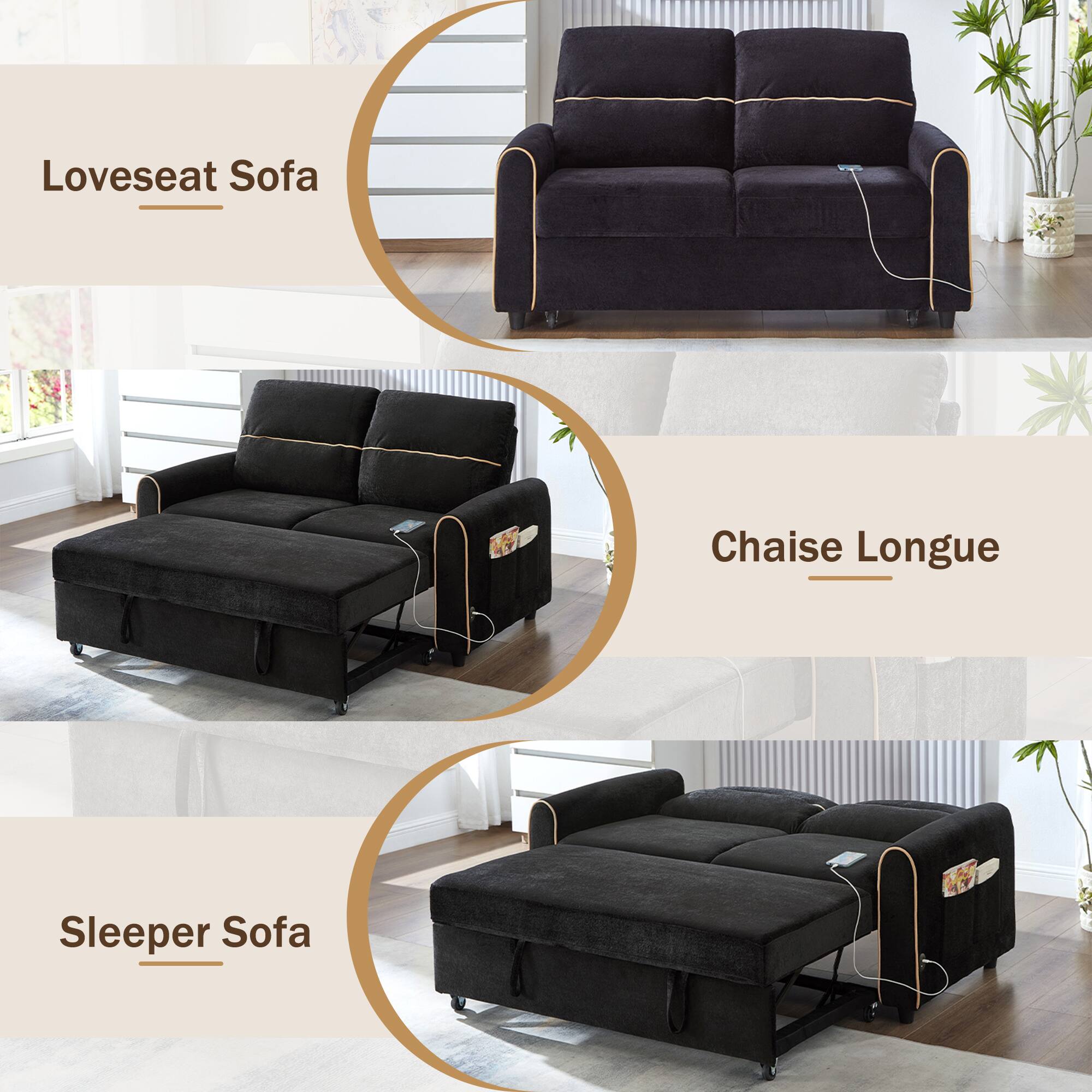 Loveseat Sofa  
Chaise Longue  
Sleeper Sofa