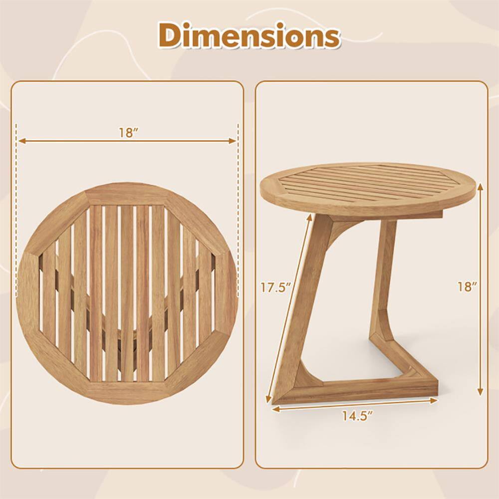 Dimensions: 18" x 17.5" x 18" x 14.5"