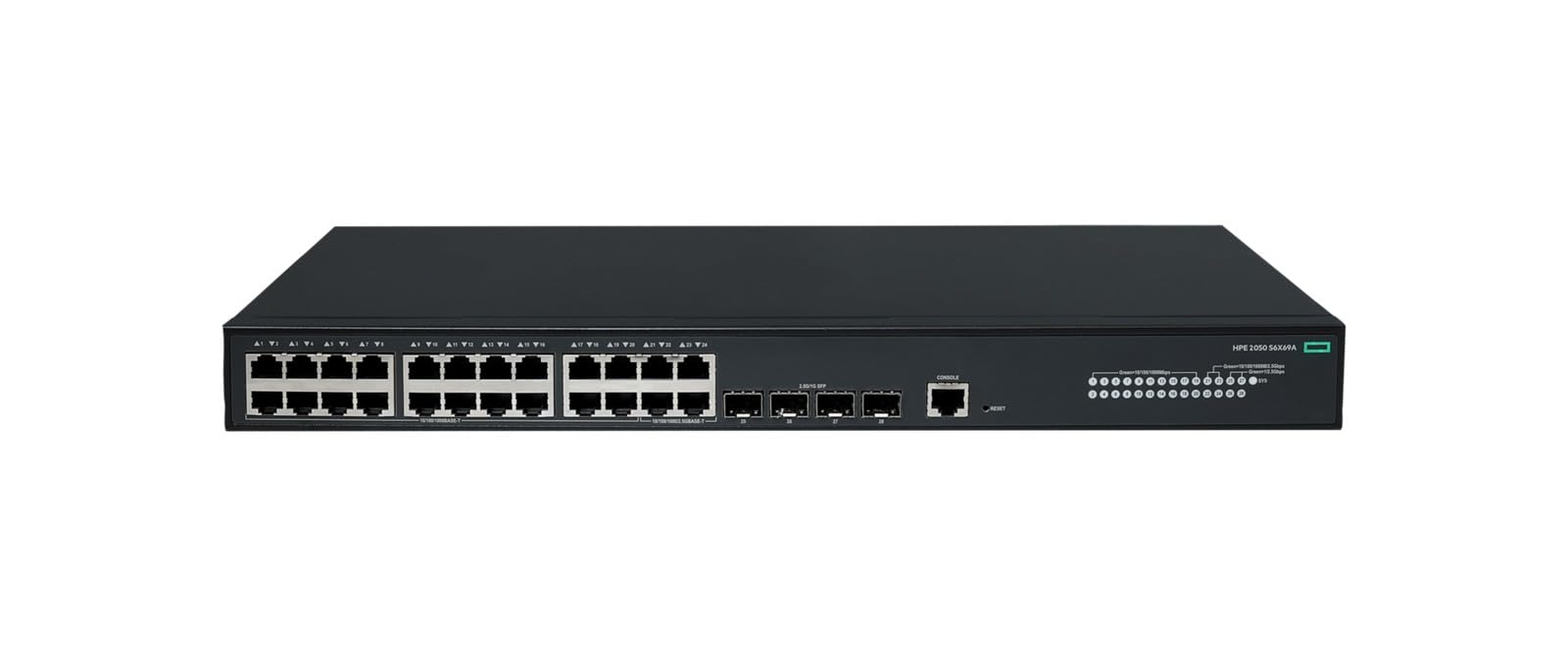 HPE Aruba - CW 2050 20p 10/100/1000BASE-T 4p Smart Rate 1/2.5GbE 4p SFP 1G/2.5G Switch - Information Not Available
