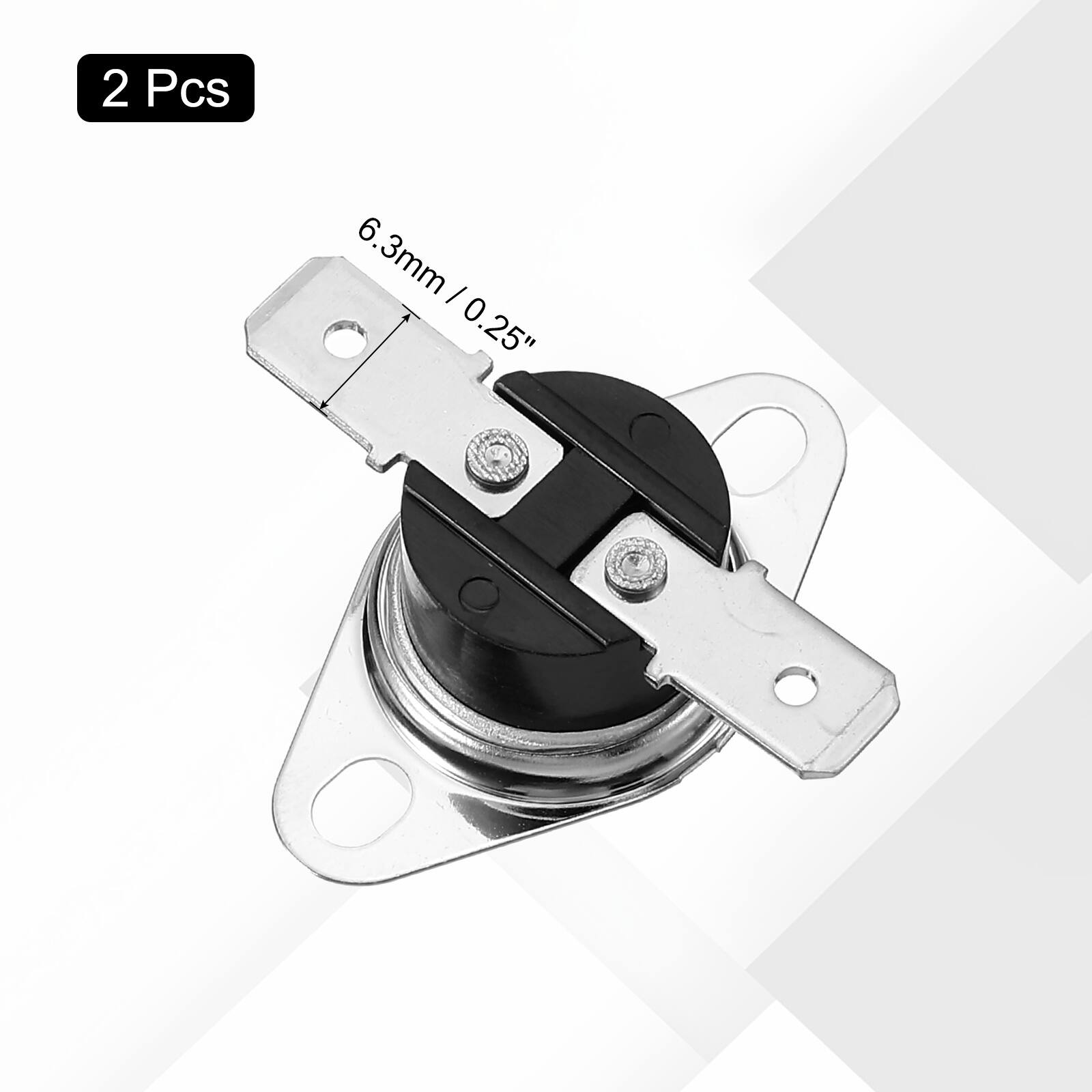 2 Pcs 6.3mm / 0.25"