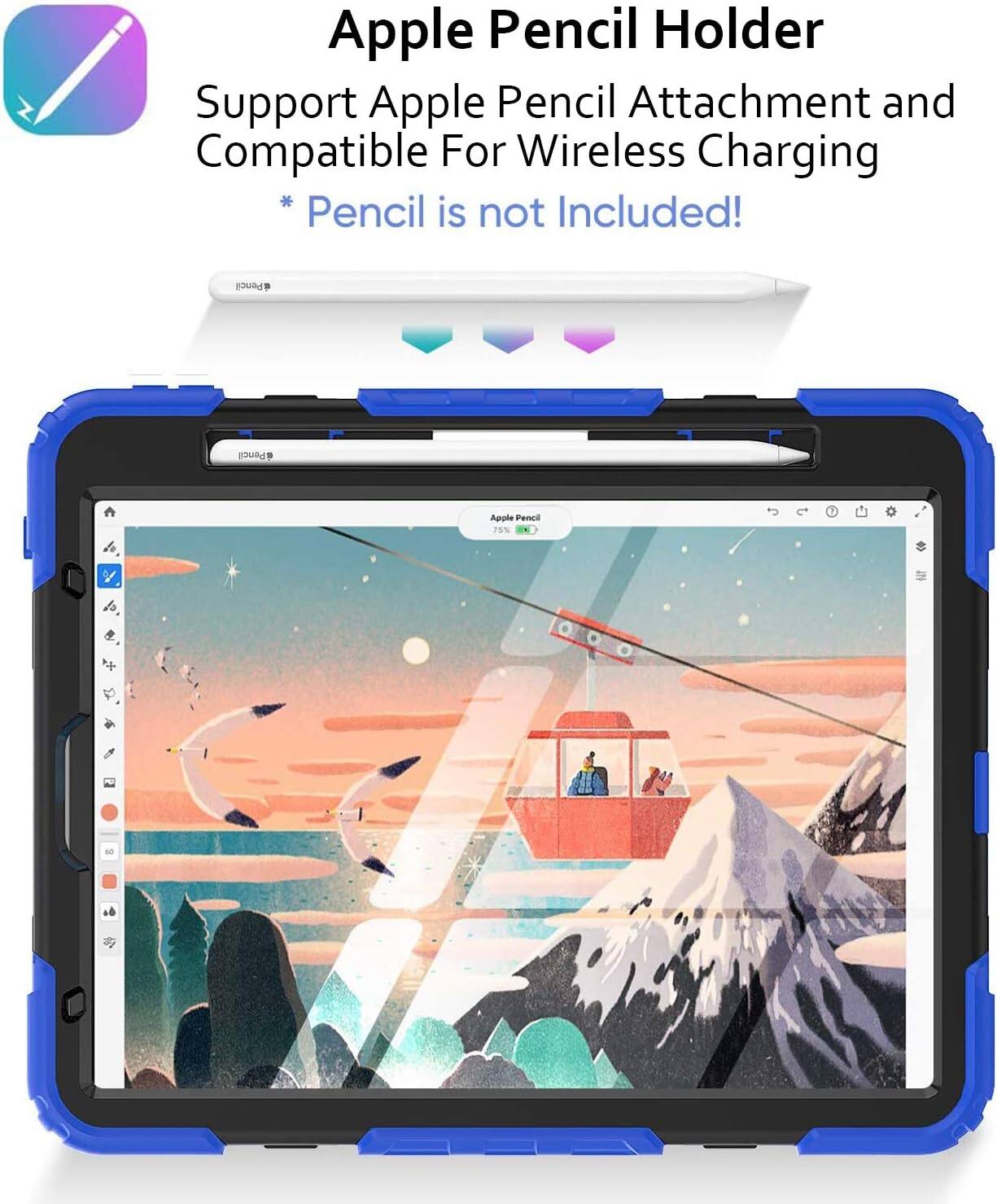 Apple Pencil Holder Support Apple Pencil Attachment and Compatible For Wireless Charging *Pencil is not Included!

Pencil
Pencil
Apple Pencil 75%