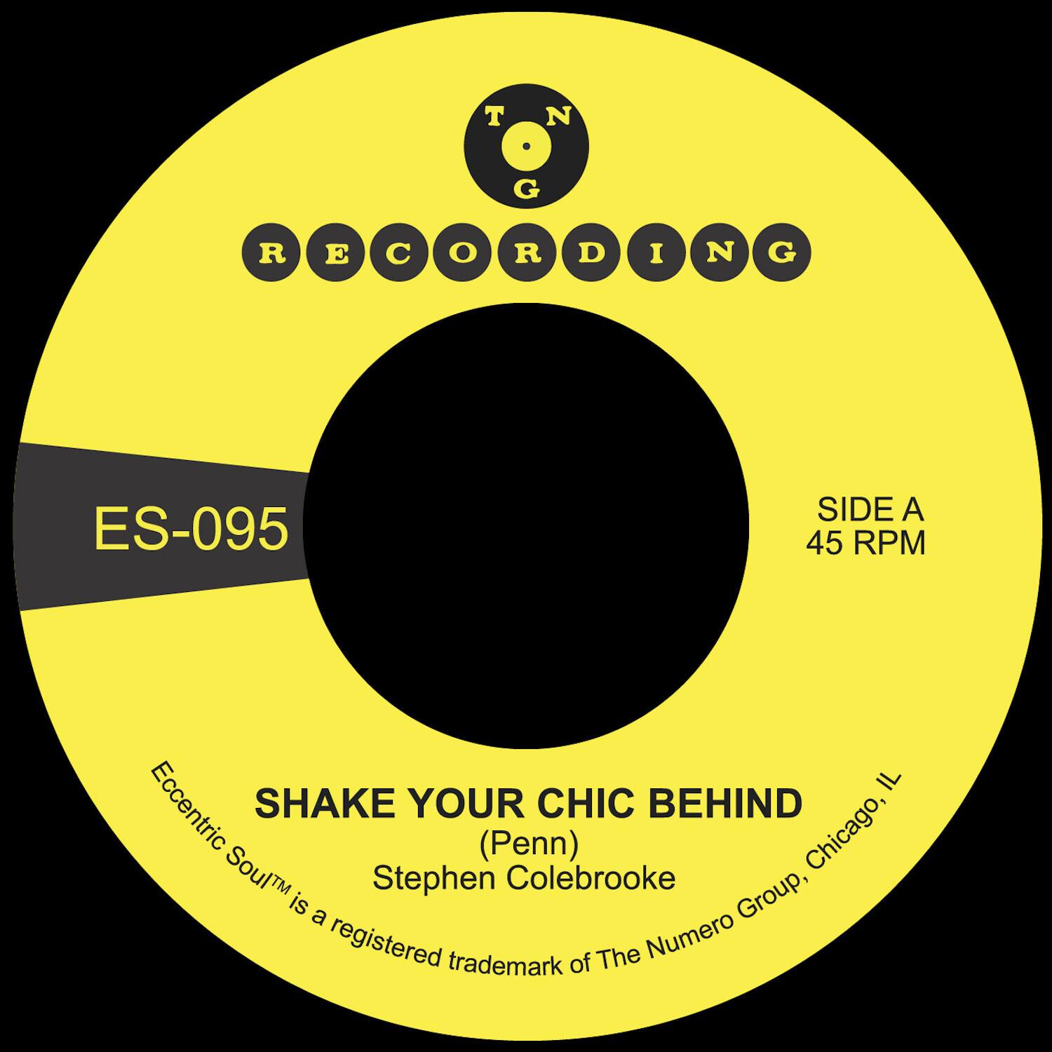Stephen Colebrooke - Shake Your Chic Behind B/W Stay Away From Music   - 7-INCH SINGLE [7 inch Vinyl Disc]