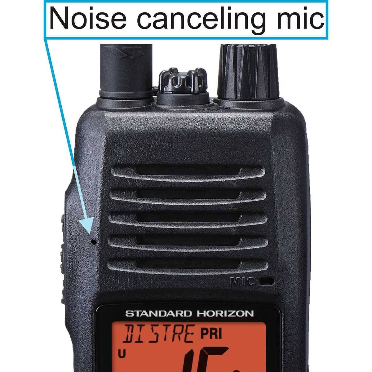Noise canceling mic

MIC STANDARD HORIZON DISTRE PRI U 1