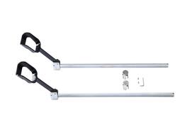 Viva Comfort - Stirrups for Grande Steel Exam Table - Silver