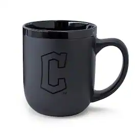 WinCraft - Cleveland Guardians 17oz. Black Tonal Ceramic Mug - Multicolor