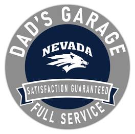 Fan Creations - Nevada Wolf Pack 16" x 16" Dad's Garage Wood Sign - Multicolor