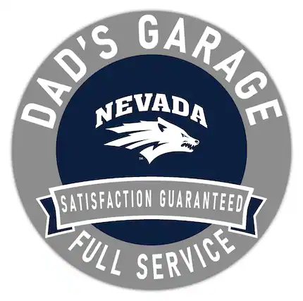 DAD'S GARAGE
NEVADA
SATISFACTION GUARANTEED
FULL SERVICE