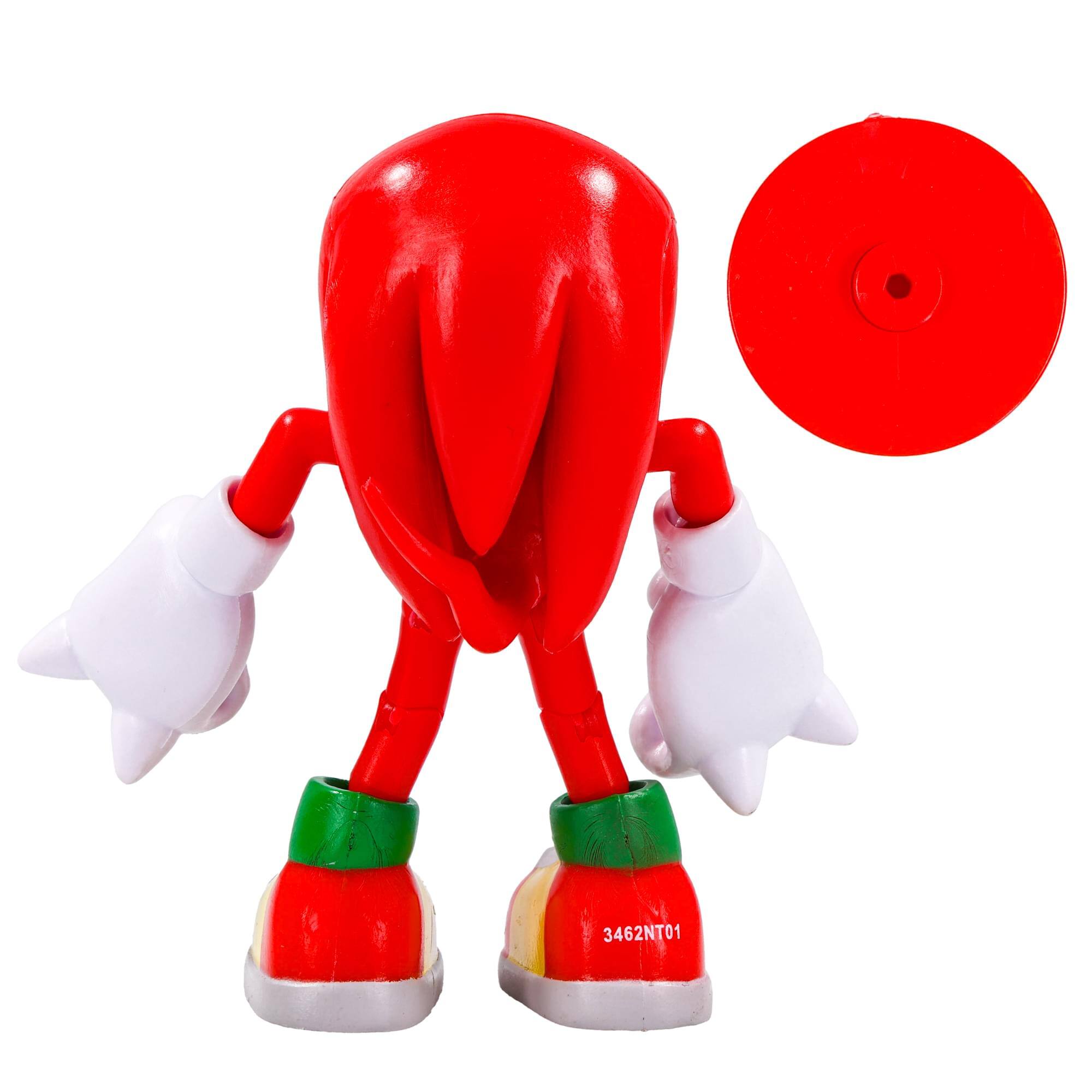 Alt View 10. Jakks Pacific - Sonic The Hedgehog 4-Inch Action Figure | Modern Knuckes With Star Spring - Red.