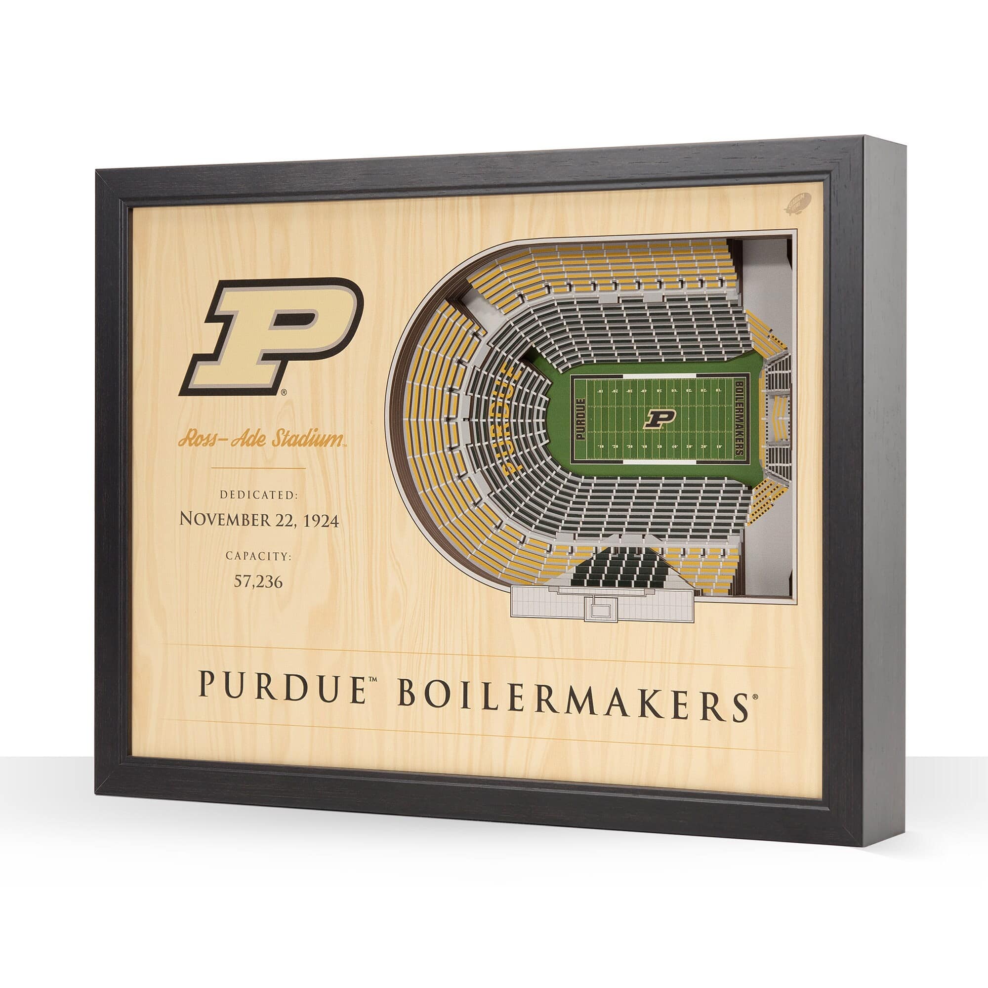 "YouTheFan - Purdue Boilermakers 25.5"" x 19.5"" Ross-Ade Stadium Stadium Views Wall Art - Multicolor" price history on PriceWatchPro