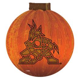 Fan Creations - Arizona Coyotes 12'' Pumpkin Sign - Orange