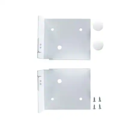 Front. Equator - RSK 3080 Washer and Dryer Stacking Kit - White.