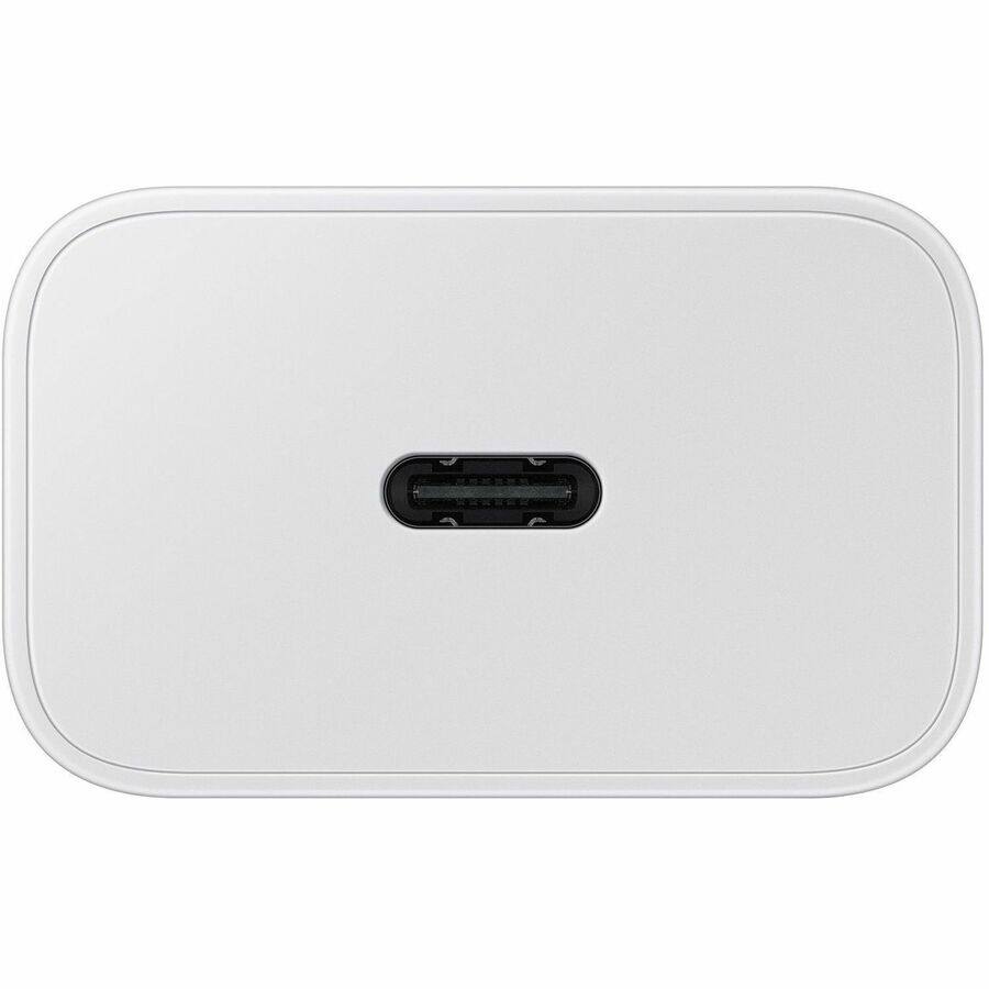 Alt View 3. Samsung - Samsung 25W PD Power Adapter with USB C Cable, White - 25 W - White - White.