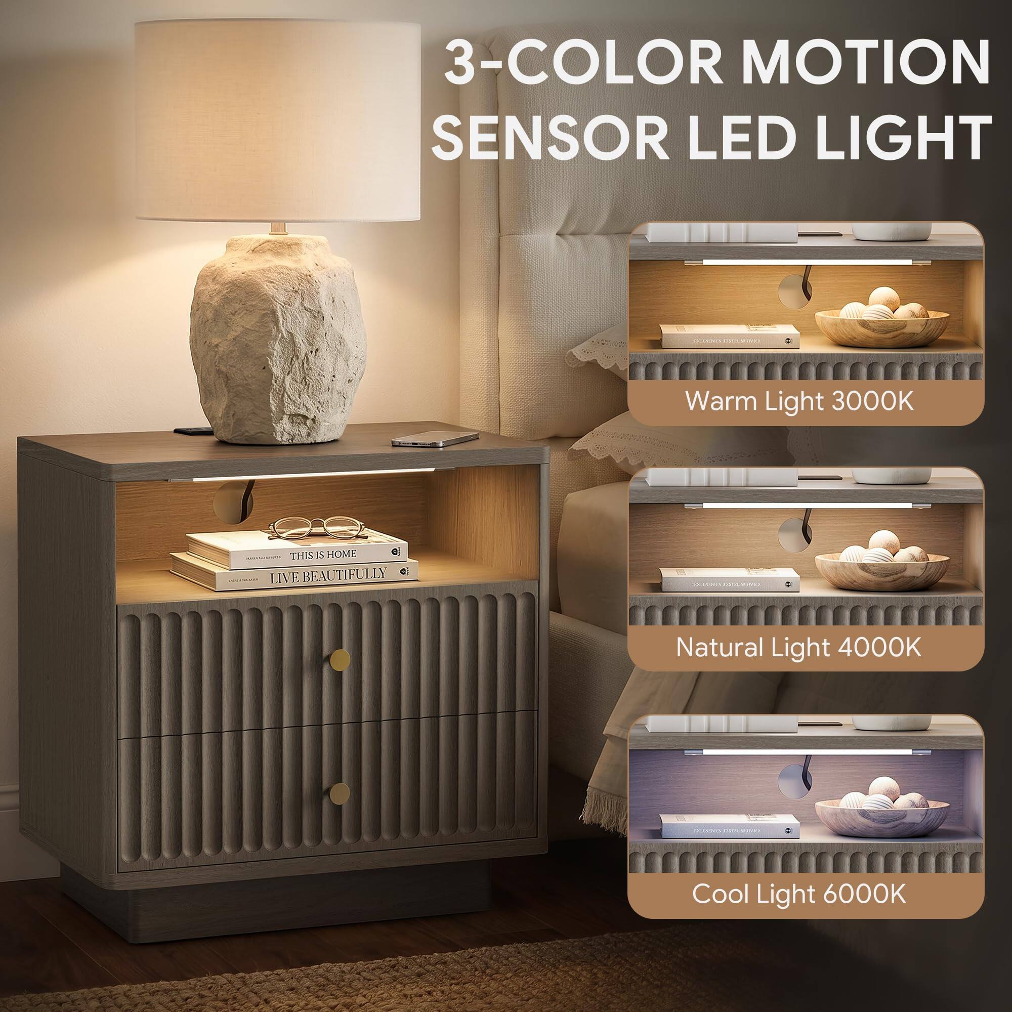 3-COLOR MOTION SENSOR LED LIGHT

Warm Light 3000K

THIS IS HOME
LIVE BEAUTIFULLY

Natural Light 4000K

Cool Light 6000K