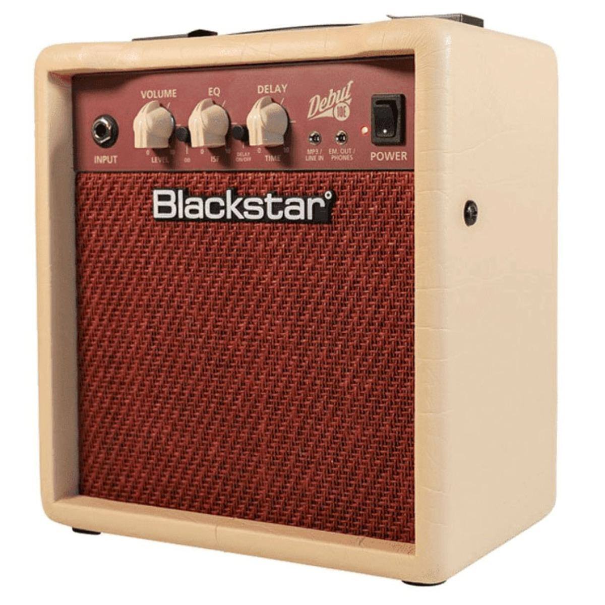 VOLUME EQ DELAY  
Debut  
INPUT  
LEVEL  
DELAY  
TIME  
P3  
IM  
OUT  
UIME  
IN  
PHONES  
POWER  
Blackstar