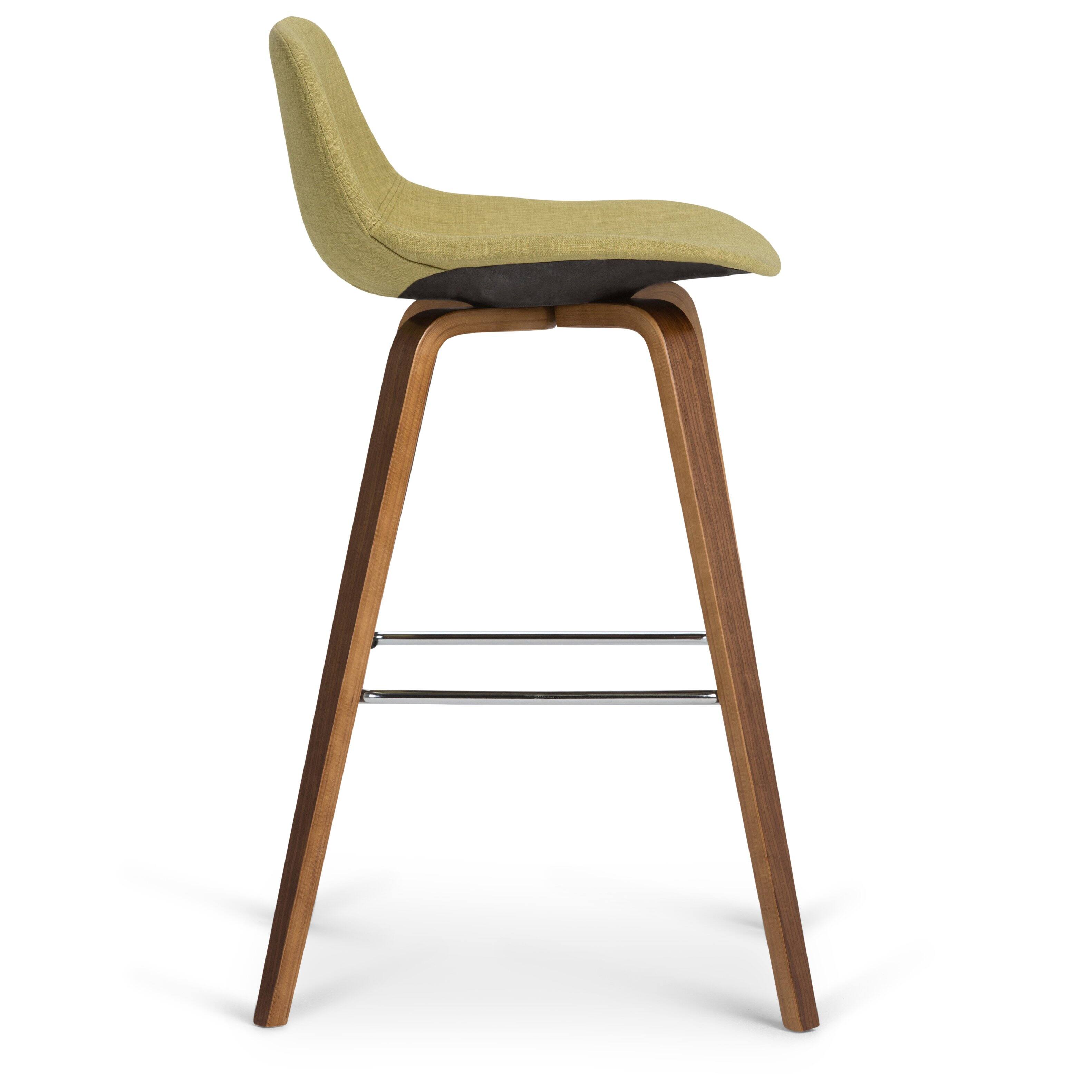 Alt View 16. Simpli Home - Randolph Bentwood Counter Height Stool (Set of 2) - Acid Green.