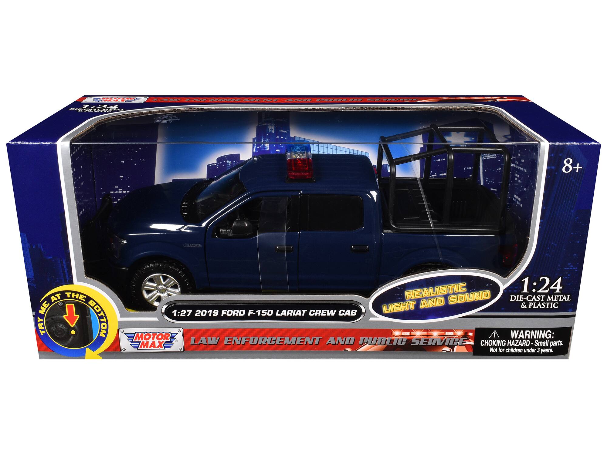 MH A hEESENS NY A 22 22 ---- 1324 2N PET E 8+ AT THE ME TRY BOTTOM REALISTIC 1:24 AND SOUND DIE-CAST METAL LIGHT & PLASTIC 1:27 2019 FORD F-150 LARIAT CREW CAB MOTOR WARNING: MAX LAW ENFORCEMENT AND PUBLIC SERVICE CHOKING HAZARD Small parts. Not for children under 3 years.