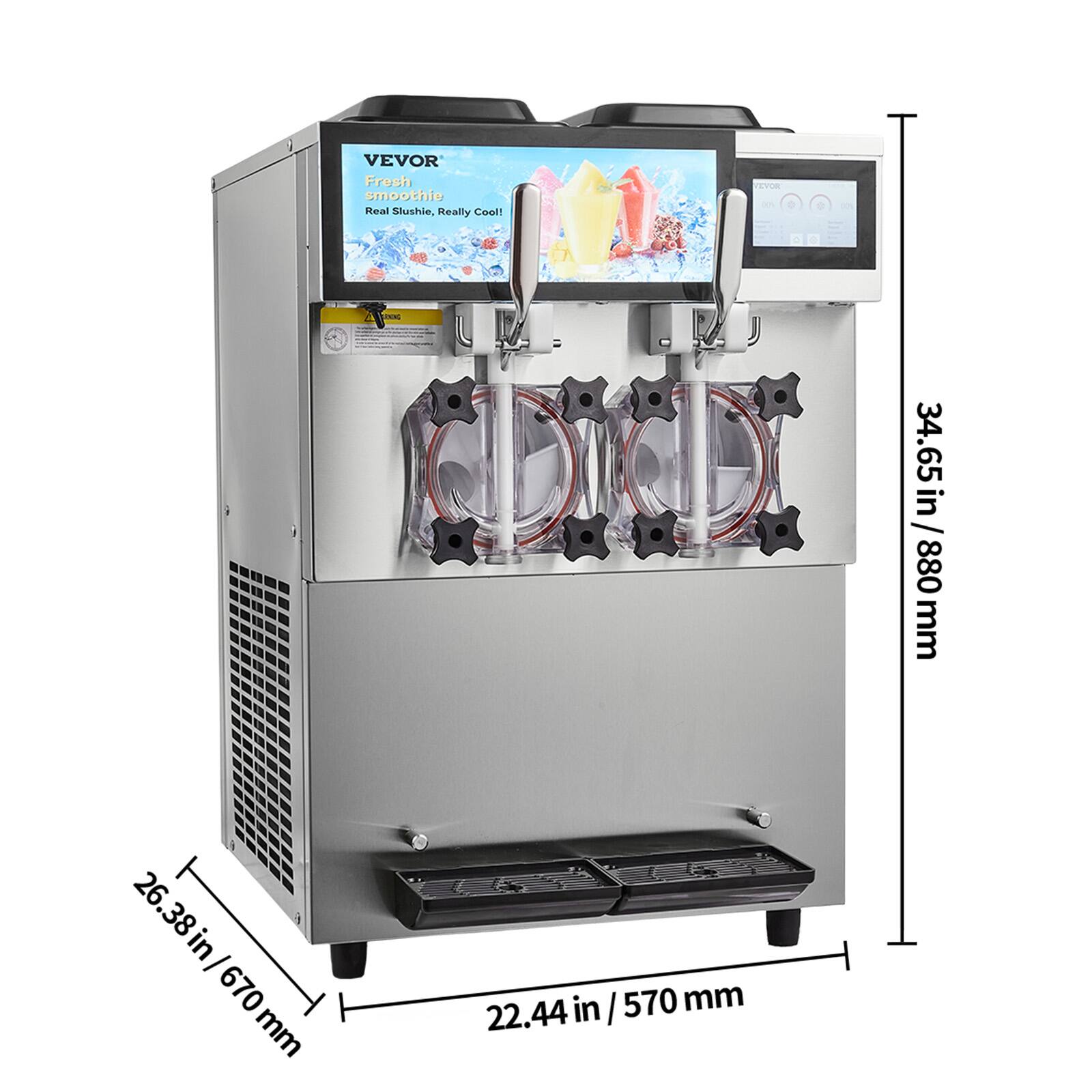 VEVOR Fresh smoothie Real Slushie, Really Cool!

VEVOR
DOG

34.65 in / 880 mm
26.38 in / 670 mm
22.44 in / 570 mm