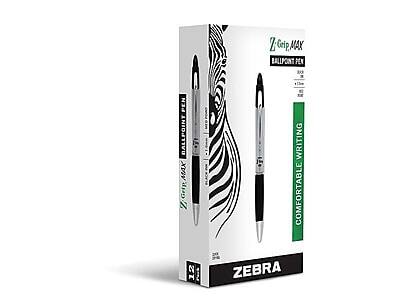 Zebra Z Grip MAX  
Ballpoint Pen  
Comfortable Writing  
Zebra