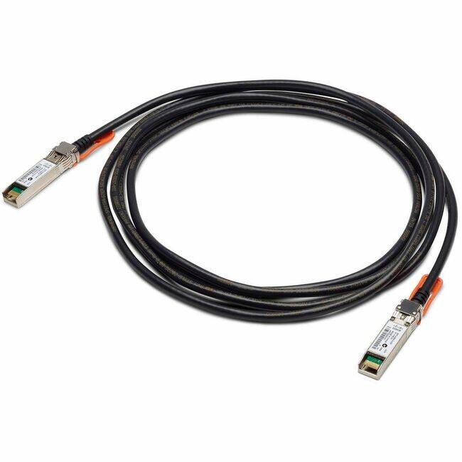 Front. Cisco Consumer Products - Cisco 25GBASE-CR1 SFP28 Passive Copper Cable, 5-meter - 16.40 ft SFP28 Network Cable for Network Device - First End: - Gray.
