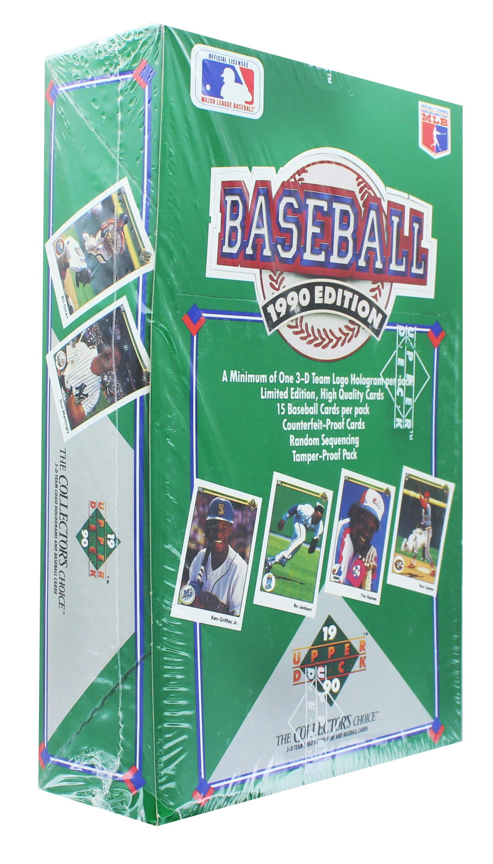 1990 Upper Deck Baseball Trading Cards Low Series Factory Sealed