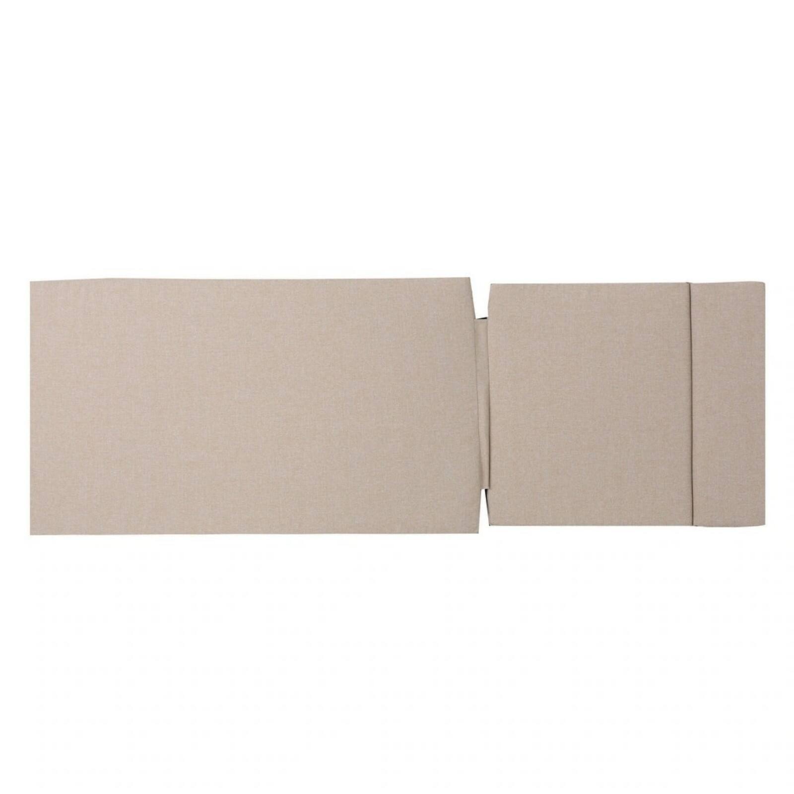 Alt View 5. Ecooso - 2PCS Outdoor Chaise Lounge Cushion，Water-Resistant，100% Polyester Fabric, No Assembly Required(Without Chaise Lounge) - Beige.