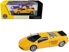1991 Cizeta V16T Super Fly 1/64 Diecast Model Car by Paragon Models - Yellow