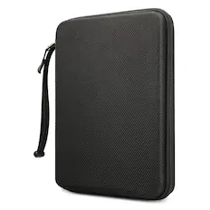 Front. Kitcheniva - Hard Carrying Tablet Case For iPad Pro 11/ iPad 9th 10.2/ iPad Air 5 Gen Black - Black.