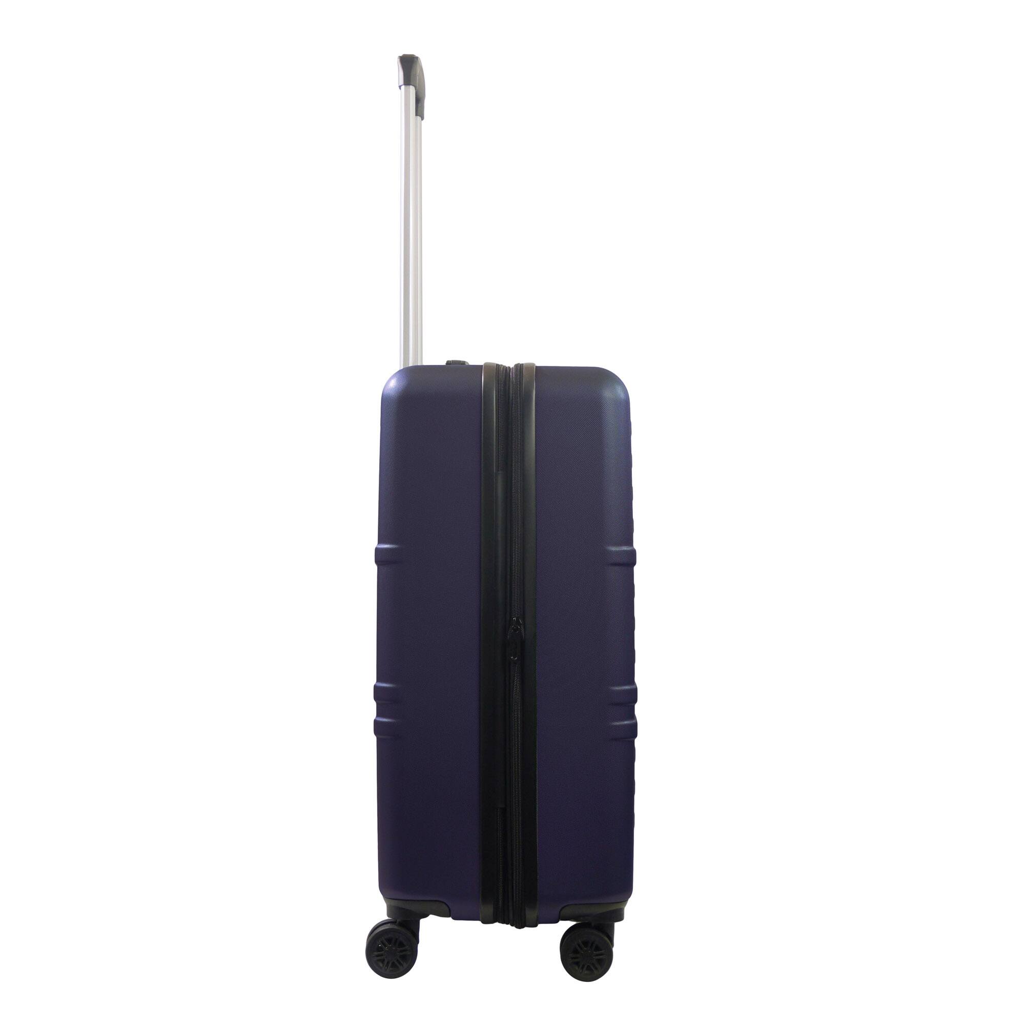 Left. American Dreamliner - 26.5" Hardside Luggage with Expansion - NAVY.